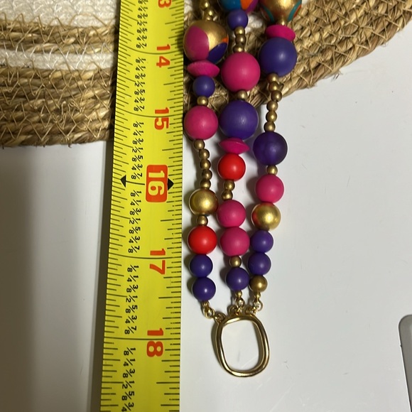 VTG Ellen Designs Beaded Necklace With Matching Ear Rings - Picture 8 of 8